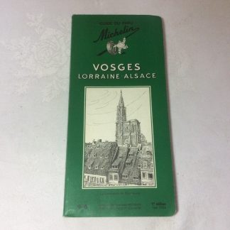 MICHELIN GUIDE: Vosges Lorraine Alsace 1956