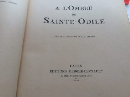 A l'ombre de sainte Odile ( 20 Illustrations by R.G.Gautier) - Image 2