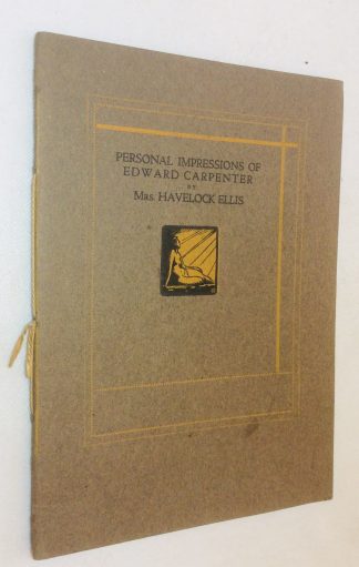 Personal Impressions of Edward Carpenter