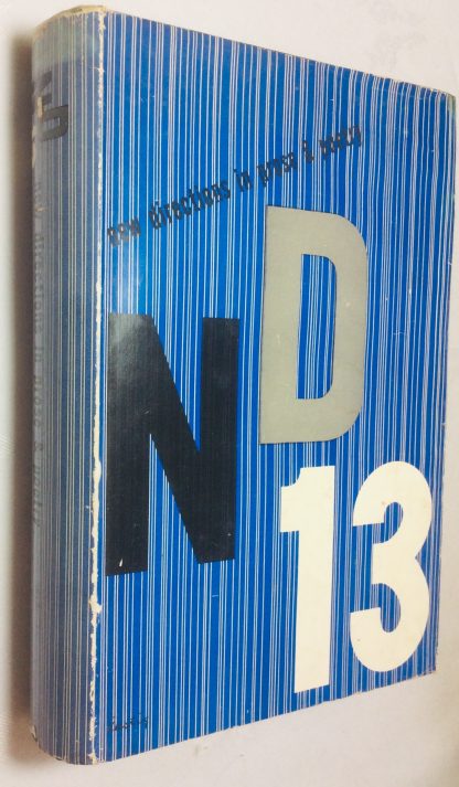 New Directions 13: An Annual Exhibition Gallery of New and Divergent Trends in Contemporary Letters