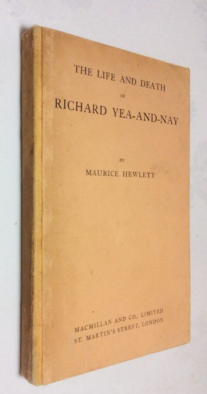 The Life and Death of Richard Yea-and-Nay