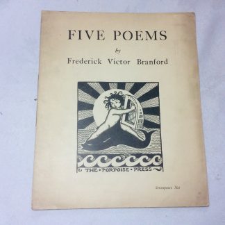 Five Poems. Porpoise Press Broadsheet 1