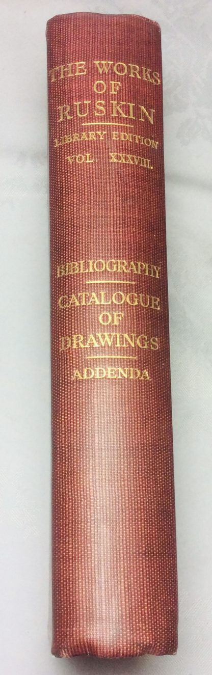 The Works of John Ruskin, Vol. XXXVIII: Bibliography. Catalogue of Drawings. Addenda - Image 2