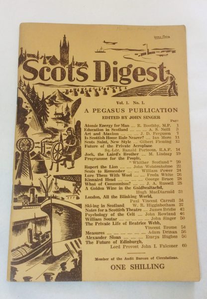 Scots Digest Volume 1 No 1