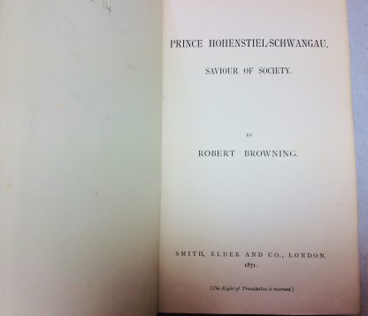 Prince Hohenstiel-Schwangau: Saviour of Society - Image 2