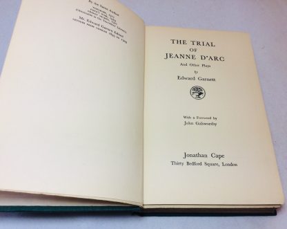 The Trial of Jeanne D'Arc and Other Plays. - Image 2