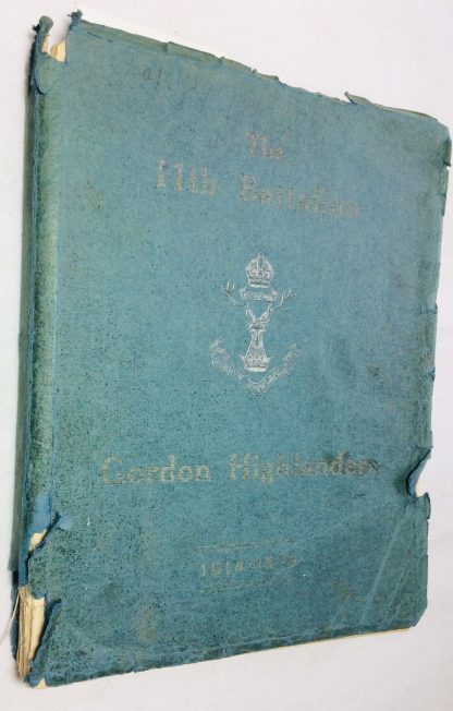 The 11th Battalion Gordon Highlanders, 1914-1916