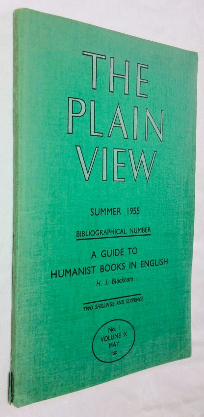 The Plain View; A Guide to Humanist Books in English (Summer 1955)