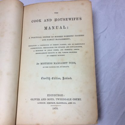 The Cook and Housewife's Manual: A Practical System of Modern Domestic Cookery and Family Management - Image 2