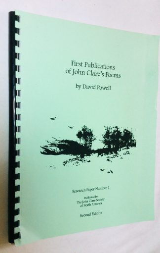 First Publications of John Clare's Poems