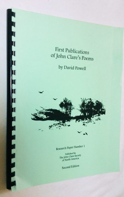 First Publications of John Clare's Poems