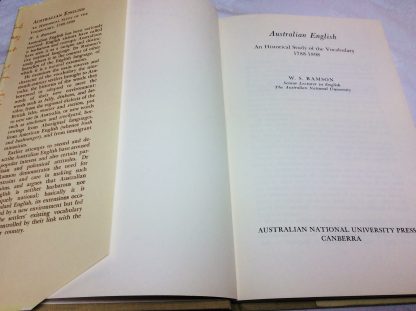 Australian English: An Historical Study of the Vocabulary, 1788-1898 - Image 2