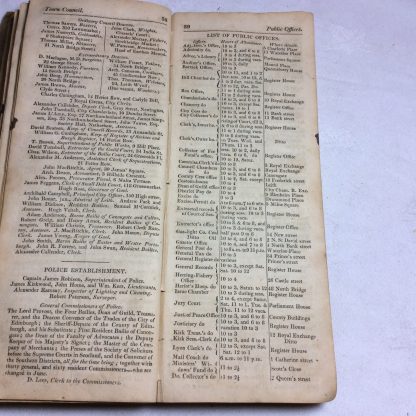 The Post Office Annual Directory for 1827-28; containing an Alphabetical List of the Nobility, Gentry, Merchants and others in Edinburgh, Leith & Newhaven. - Image 9