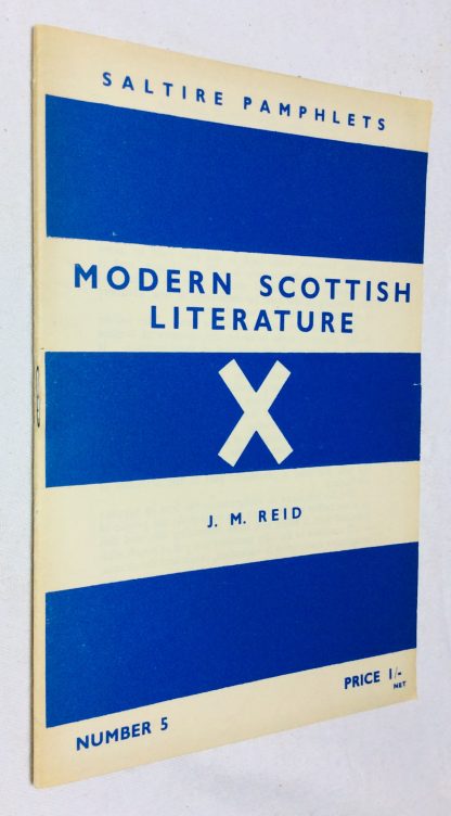 Modern Scottish Literature (Saltire Pamphlets Series, Number 5)