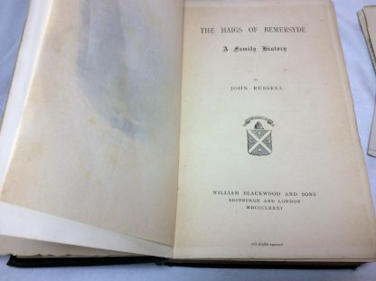 The Haigs of Bemersyde - a Family History - Image 3