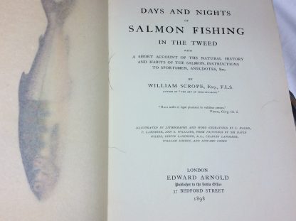Days and Nights of Salmon Fishing in the Tweed. With a Short Account of the Natural History and Habits of the Salmon, Instructions to Sportsmen, Anecdotes, Etc. - Image 3