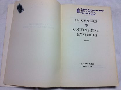 An Omnibus of Continental Mysteries Volume VIII Part I - Image 3