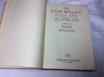 The Edgar Wallace Police Van: Four Complete Police Novels - Image 3