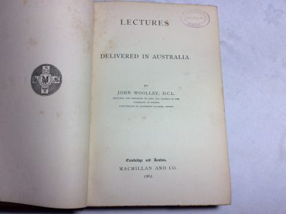 Lectures Delivered in Australia - Image 3