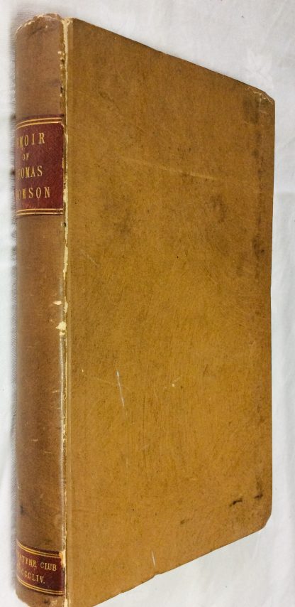 Memoirs of Thomas Thomson, Advocate