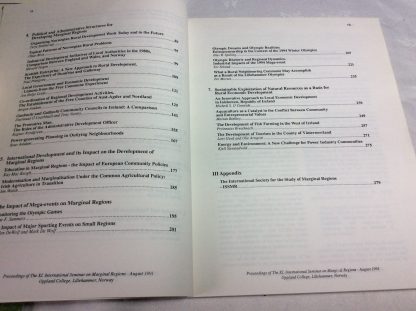 Conditions for Development in Marginal Regions: Proceedings of the XI (eleventh) International Seminar on Marginal Regions - Image 2