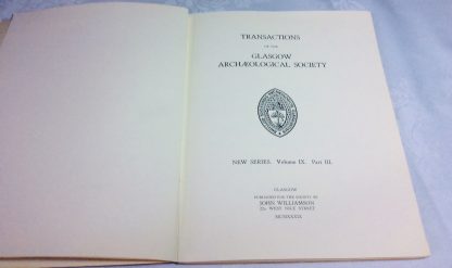 Transactions of the Glasgow Archaeological Society: New Series - Volume IX Part III - Image 3