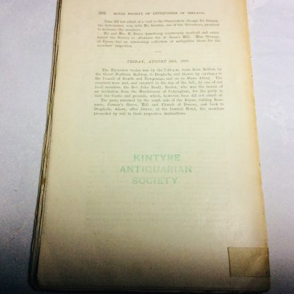 The Journal Of The Royal Society Of Antiquaries Of Ireland. Vol IX Pt 3 1899 - Image 2