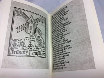 The Chepman and Myllar Prints : Nine Tracts from the First Scottish Press , Edinburgh 1508 Followed By the Two Other Tracts in the Same Volume in the National Library of Scotland - Image 3