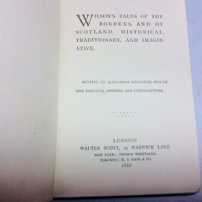 Wilson's Tales of the Borders, and of Scotland: Historical, Traditional and Imaginative - Image 3