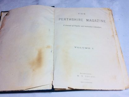 The Perthshire Magazine, Volume 1. - Image 3