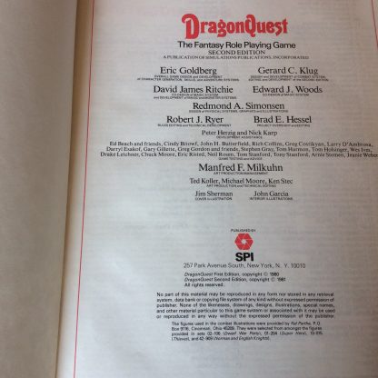 DragonQuest: The Fantasy Role Playing Game (Second edition 1981) - Image 5