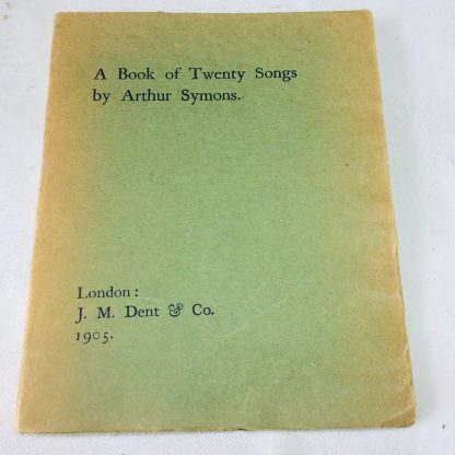 A Book of Twenty Songs