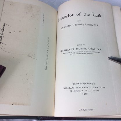 Lancelot of the Laik: From Cambridge University Library MS. - Image 3