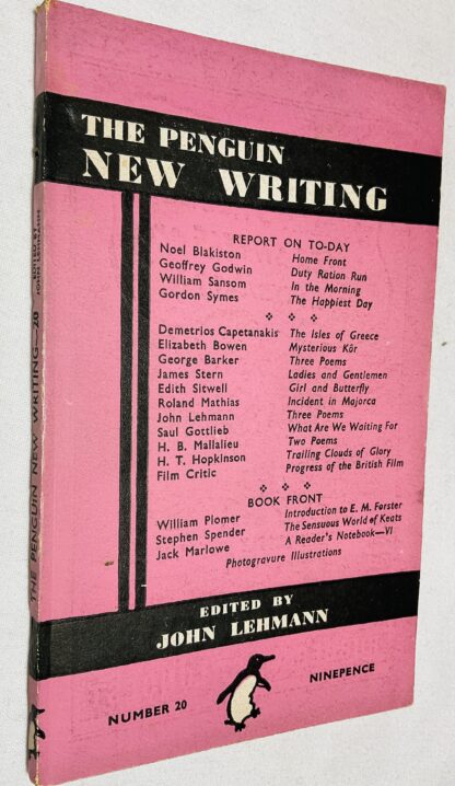 The Penguin New Writing: Number 20