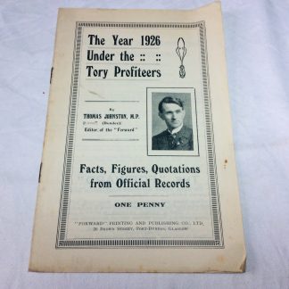 The Year 1926 Under the Tory Profiteers
