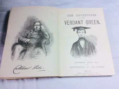 The adventures of Mr Verdant Green. An Oxford freshman. By Cuthbert Bede B. A., with numerous] illustrations, designed and drawn on the wood by the author. One Hundred and Eighty-Fifth Thousand - Image 3