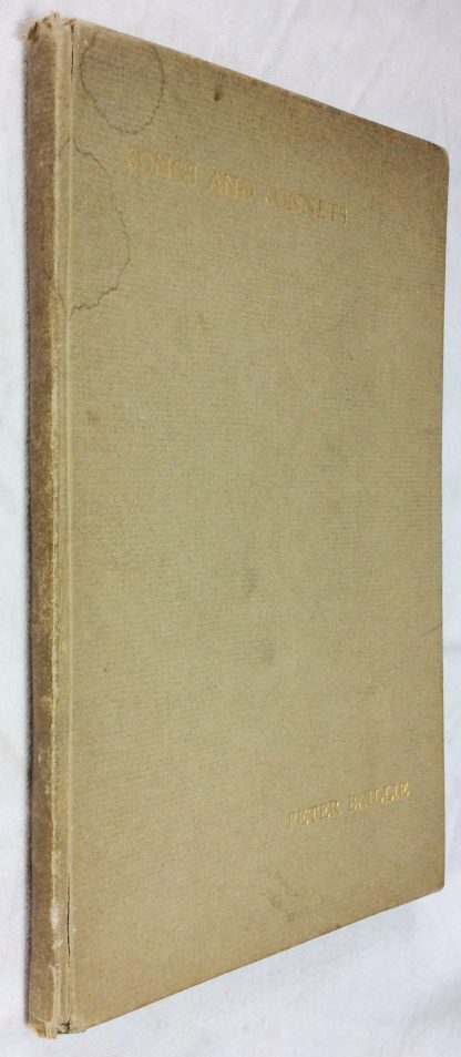 Songs and Sonnets: Privately Published (posthumously) Christmas 1914