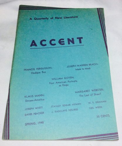 Accent:  Spring 1948