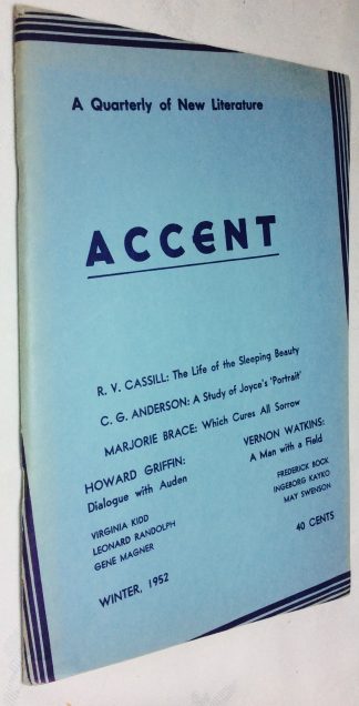 Accent:  Winter 1952