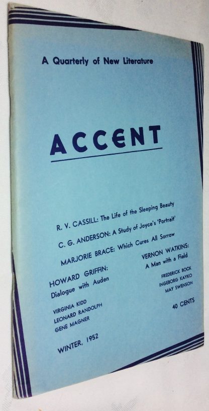 Accent:  Winter 1952