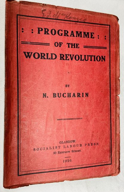 Programme of the World Revolution [communism]