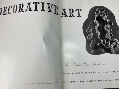 Decorative Art: The Studio Year Book 1949 - Image 2