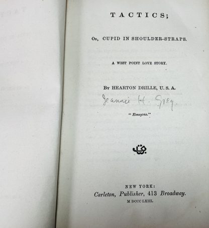 Tactics: Or, Cupid In Shoulder-straps - A West Point Love Story - Image 3