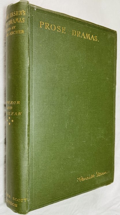 Prose Dramas: Emperor and Galilean, A World Historic Drama
