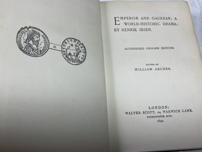 Prose Dramas: Emperor and Galilean, A World Historic Drama - Image 2