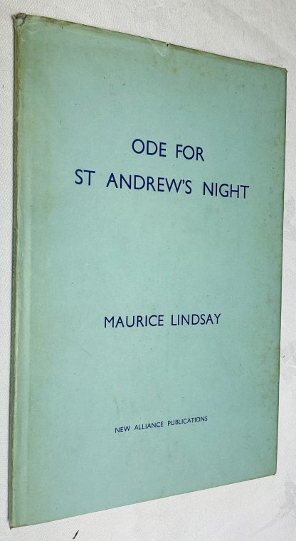 Ode for St Andrew's Night: And Other Poems