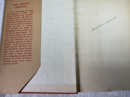 Some Persons Unknown,  Being an Account of Scientific Detection - Image 2