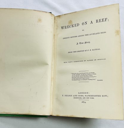 Wrecked on a Reef: or, Twenty Months Among the Auckland Isles. A True Story from the French of F.E. Raynal - Image 5