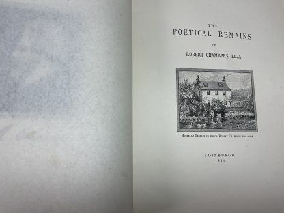 The poetical remains of Robert Chambers, LL.D. - Image 5