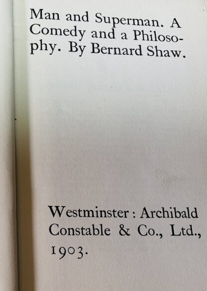 Man and Superman: A Comedy and a Philosophy - Image 3